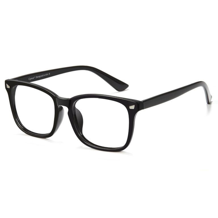 Cyxus Computer Blue Light Blocking Glasses, Anti Eyestrain UV Protection Clear Lens Eyeglasses for Men and Women