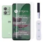 DD SON Premium UV Tempered Glass Screen Protector Compatible for Motorola Edge 40 Neo 5G (Pack Of 1) with Edge to Edge Full Coverage UV and Easy Installation Kit