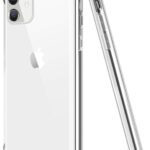 EGOTUDE Shock Proof Hard Back Crystal Clear Hybrid Soft Bumper Anti Scratch Cover Case for iPhone 11 (Silicone, Transparent)
