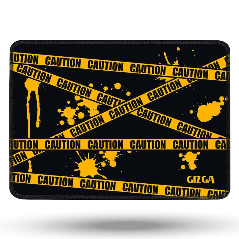 Gizga Essentials (35cm x 25cm) Extended Gaming Mouse Pad, Laptop Desk Mat, Computer Mouse Pad with Smooth Mouse Control, Mercerized Surface, Antifray Stitched Embroidery Edges, Anti-Slip Rubber Base
