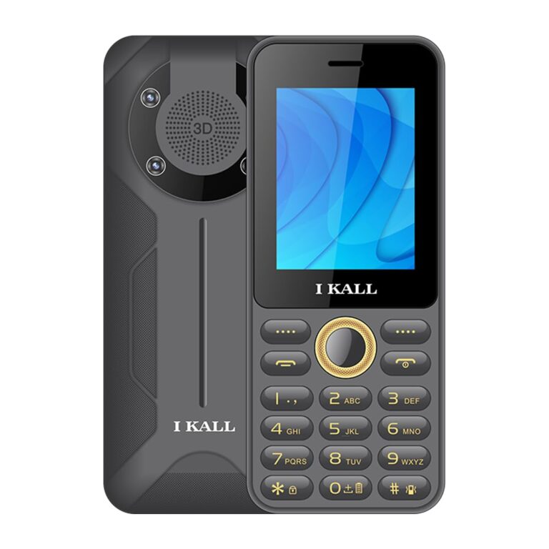 IKALL K444 Feature Phone Keypad Mobile with 2500 mAh Battery (2.4" Display) (Black)