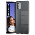 JGD PRODUCTS for Nokia G42 5G (2023) Premium Transparent Soft Silicon Crystal Clear Back Cover [Transparent]