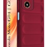 Jkobi Back Cover Case for Motorola Moto G04 | Motorola Moto G04s (Matte Liquid Silicone | Micro-Fiber Cloth Inside | Camera Protection | Shockproof | Pink)