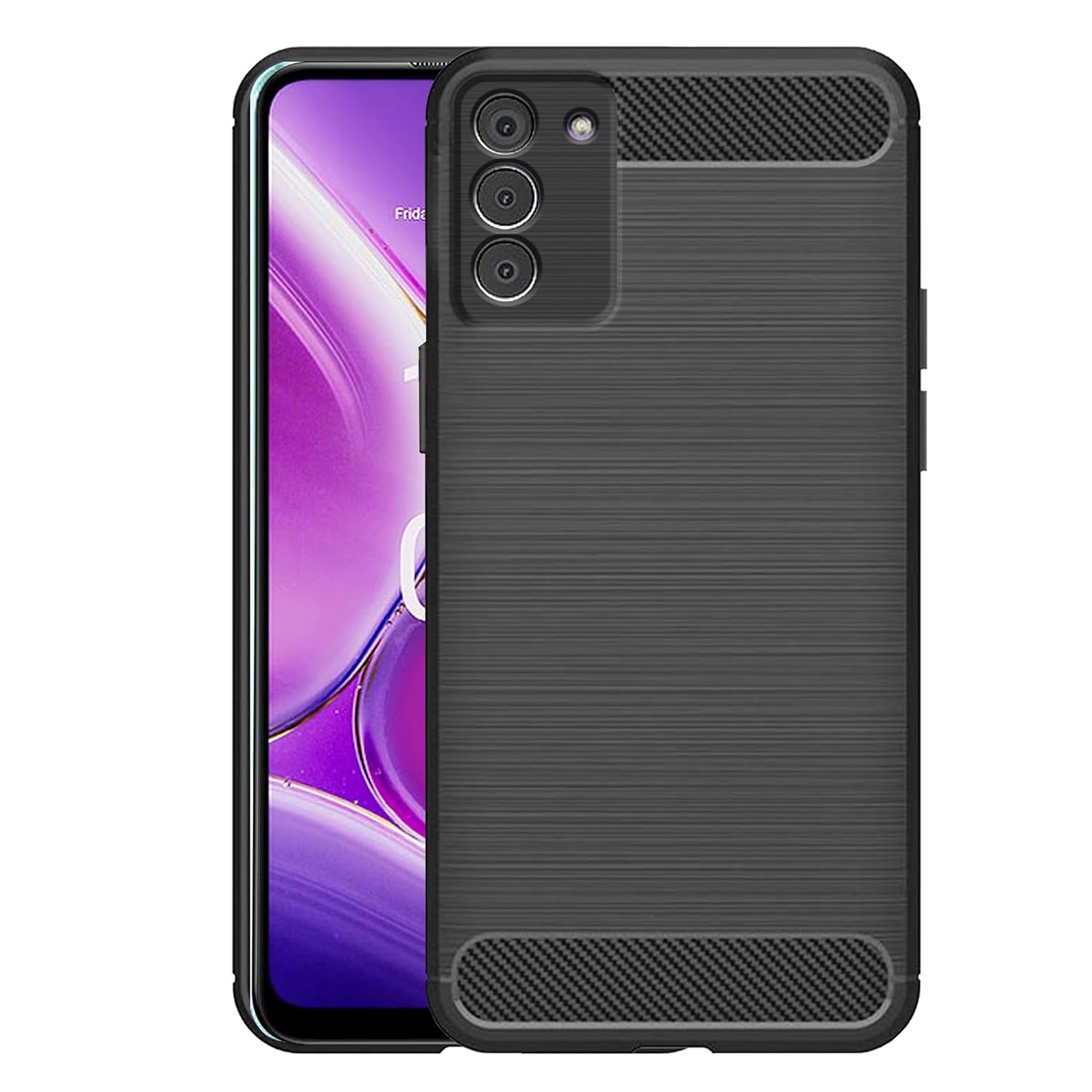 Knotyy Nokia G42 5G Back Cover | Hybrid Shock Proof Case Cover| Matte Soft Silicon Flexible | Back Cover for Nokia G42 5G (Black)