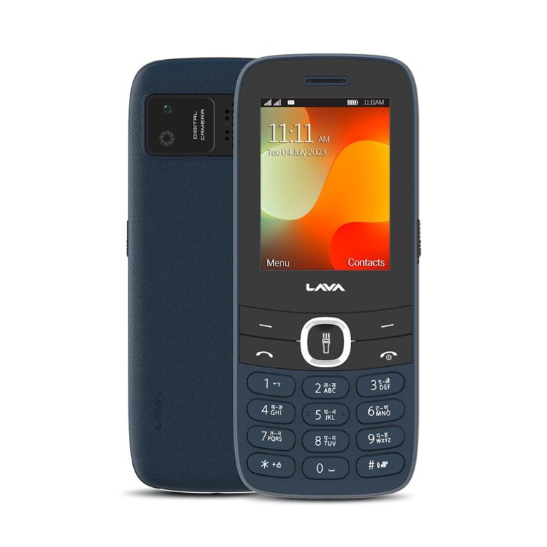 Lava A7 Torch Keypad Mobile Phone | Instant Torch Slider | Powerful Loud & Clear Speaker | 2575mAh Big Battery - upto 15 Days Standby Time | 2.4" Big Display | Vibration Alert | Bluetooth | Blue
