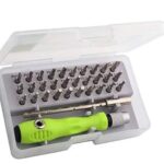 Mcare 32 in 1 Mini Screwdriver Tool Set Kit with Magnetic Flexible Extension Rod, Precision Bits screw driver, computer, mobile repairing tool kit, watch repairing, laptop screwdriver set, Multicolor