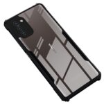 Mr. Case Back Cover Case for Nokia G21 4G | HybridShield Transparent Glass Back | Camera Protection - Black Bumper & Transparent Back