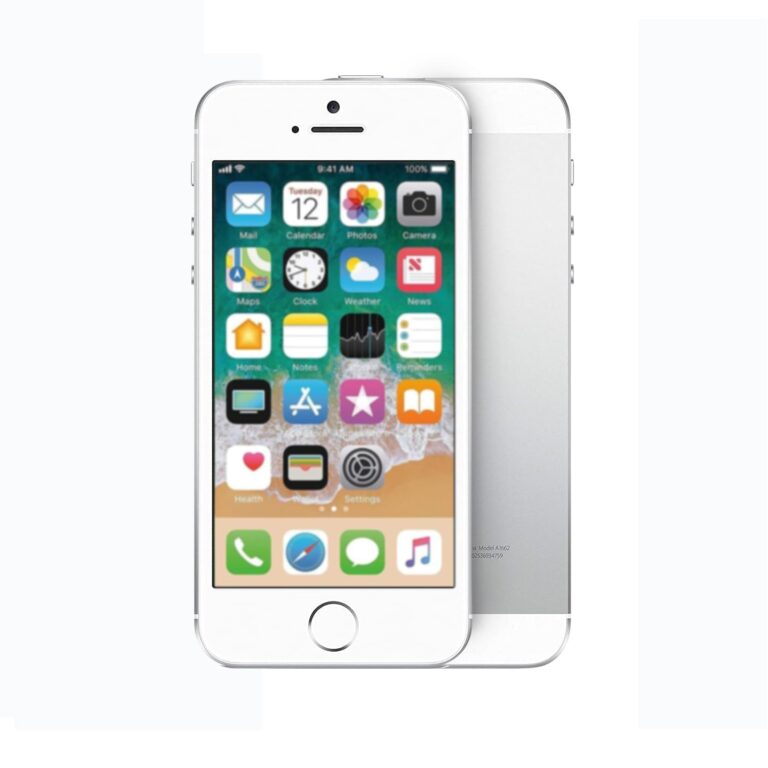 Original Smartphone Compatible with iPhone 5 SE Silver (64 GB Storage with 1-Year Warranty)