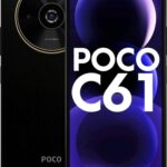 POCO C61 Diamond Dust Black 6GB RAM 128GB ROM