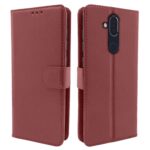 Pikkme Nokia 8.1 Flip Case Leather Finish | Inside TPU with Card Pockets | Wallet Stand and Shock Proof | Magnetic Closing | Complete Protection Flip Cover for Nokia 8.1 (Brown)
