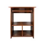 Purple Furnitureᵀᴹ Engineered Wood Elite Home Office Computer Table, Study Desk, Writing Desk and Lap Desk (Matte Finish, Walnut Colour, Do-It-Yourself, Small)