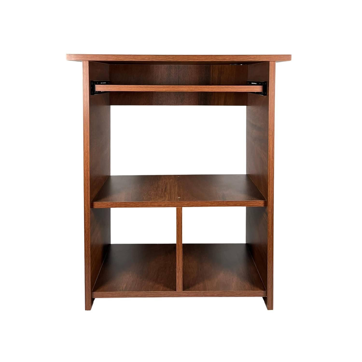 Purple Furnitureᵀᴹ Engineered Wood Elite Home Office Computer Table, Study Desk, Writing Desk and Lap Desk (Matte Finish, Walnut Colour, Do-It-Yourself, Small)