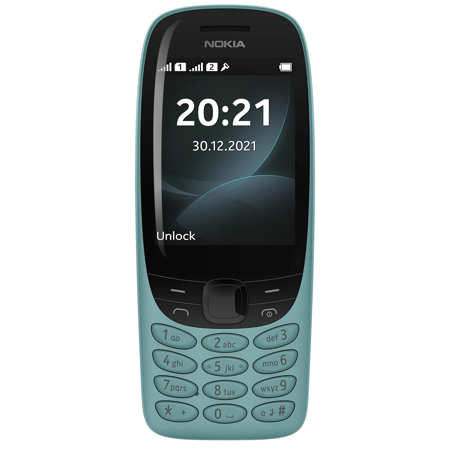(Refurbished) Nokia 6310 Dual SIM Feature Phone with a 2.8” Screen, Wireless FM Radio and Rear Camera | Blue