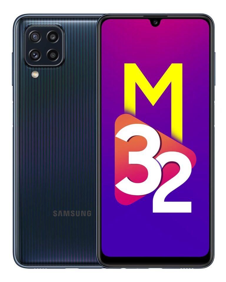 Samsung Galaxy M32 (Black, 6GB RAM, 128GB | FHD+ sAMOLED 90Hz Display | 6000mAh Battery | 64MP Quad Camera