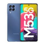 Samsung Galaxy M53 5G (Deep Ocean Blue, 6GB, 128GB Storage) | 108MP | sAmoled+ 120Hz | 12GB RAM with RAM Plus | without Charger