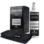Sounce 2-in-1 Professional Screen Cleaning Kit Non-toxic, Anti-static for Camera, Lens, Binocular, Laptop, TV, Monitor, Smartphone, Tablet (includes: Cleaning Liquid 250ml, Plush Microfiber Cloth)