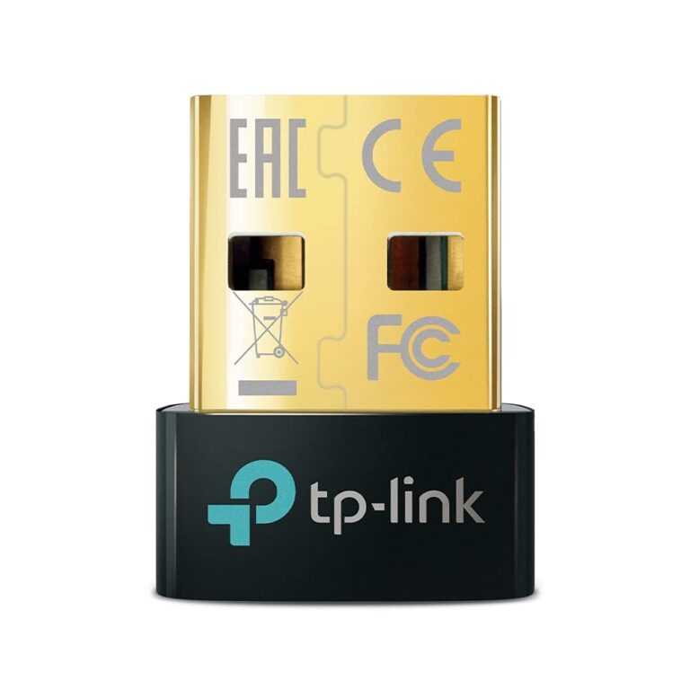 TP-Link USB Bluetooth Adapter for PC, 5.0 Bluetooth Dongle Receiver (UB500) Supports Windows 11/10/8.1/7 for Desktop, Laptop, Mouse, Keyboard, Printers, Headsets, Speakers, PS4/ Xbox Controllers