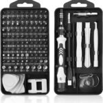 TRENDING 115 in 1 Precision Screwdriver Set with Phillips Head & Flathead, Magnetic Small Tool Kit for Fixing Electronics, PC Laptop, iPhone, Computer, box, Cell Phone, Eyeglass, Watch Repairing