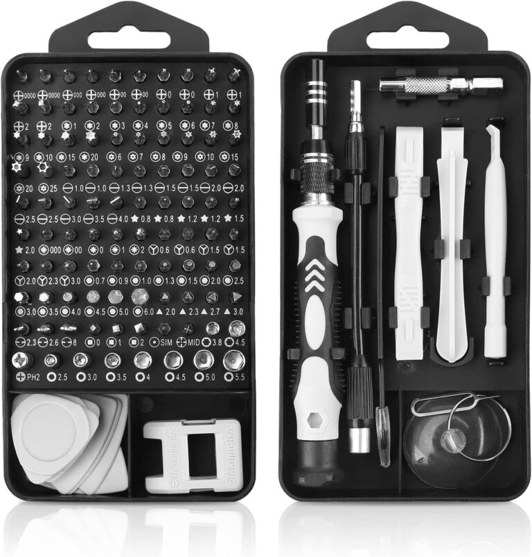 TRENDING 115 in 1 Precision Screwdriver Set with Phillips Head & Flathead, Magnetic Small Tool Kit for Fixing Electronics, PC Laptop, iPhone, Computer, box, Cell Phone, Eyeglass, Watch Repairing