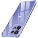 TheGiftKart ShockProof Crystal Clear Motorola Moto Edge 50 Pro 5G Back Cover Case | 360 Degree Protection | Hard Clear Back | Transparent Cover for Moto Edge 50 Pro 5G (PC & TPU, Transparent Bumper)