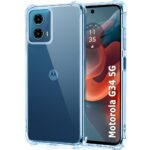 TheGiftKart Transparent Crystal Clear Back Cover Case for Motorola Moto G34 5G | Shockproof Soft TPU Case | Cushioned Edges for Ultimate Protection Back Cover for Motorola G34 5G (TPU, Transparent)