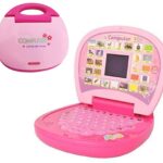 VGRASSP Educational Mini Laptop Computer for Kids Boys Girls - Learning Alphabet and Numbers with LED Display and Music - 16 x 14 cms - Colour As per Stock