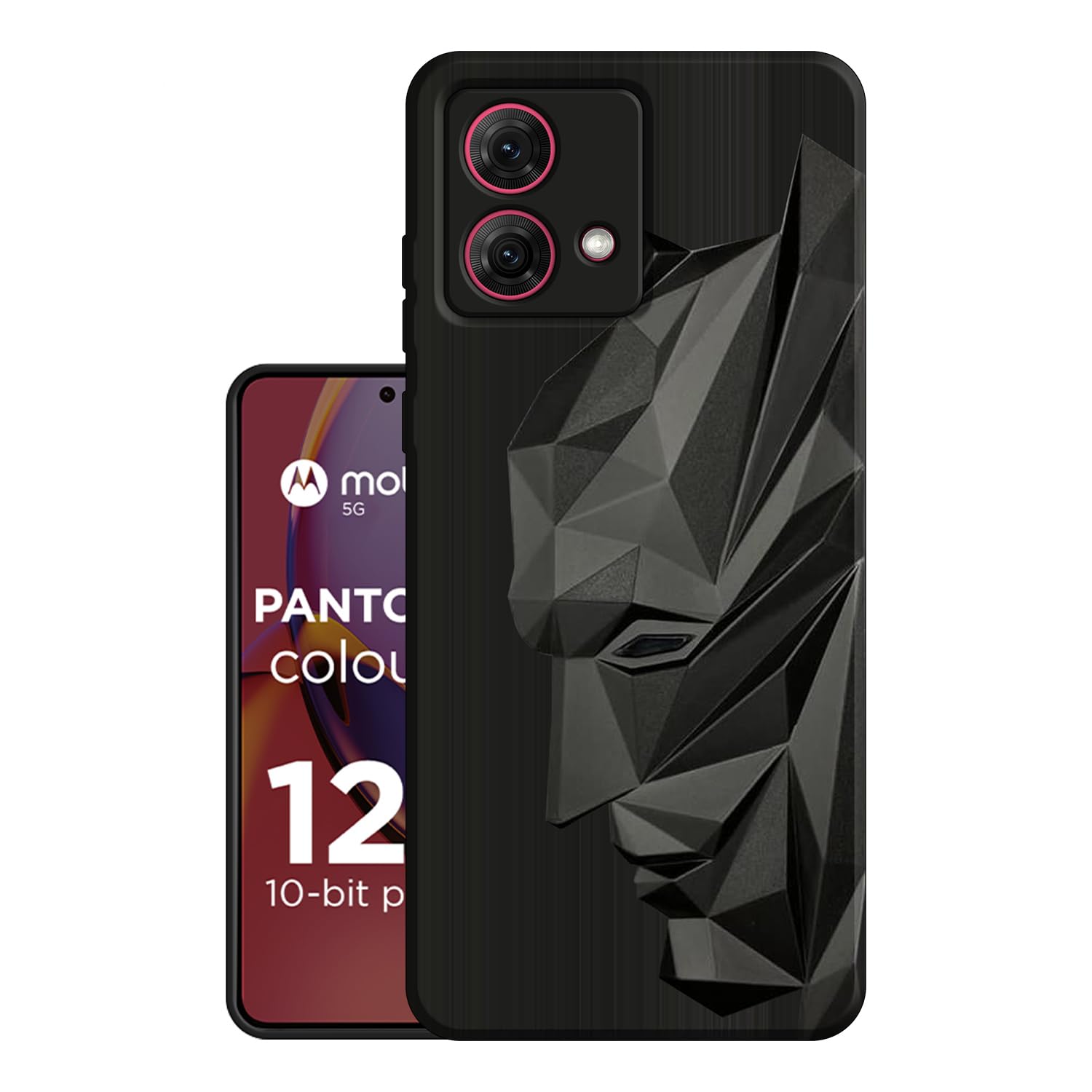 VIDO Exclusive Soft Back Case Cover for Motorola Moto G84 5G (Shock Proof |360 Degree Complete Protection)