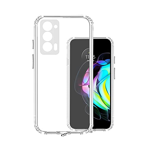 VIDO Transparent Back Case Cover for Motorola Edge 20 (Soft & Flexible & Camera Protection Back Case)
