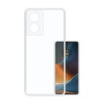 VIDO Transparent Back Case Cover for Motorola Moto Edge 50 Fusion 5G (Soft & Flexible & Camera Protection Back Case)