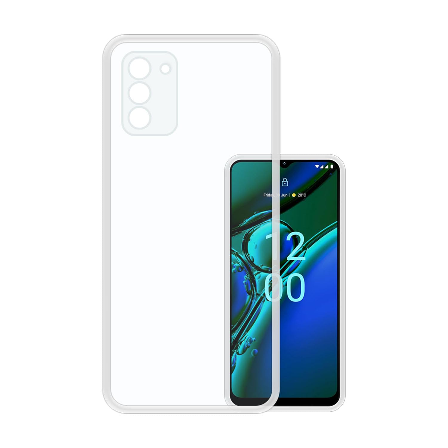 VIDO Transparent Back Case Cover for Nokia G42 5G (Soft & Flexible & Camera Protection Back Case)