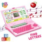 Wembley Educational Laptop for Kids Toys for 2 - 5 Years Learning Activity Computer Toys for 3 Years Old Boy Learn Alphabet, Letter, Words, Games, Mathematics, Music, Logic Memory Tool