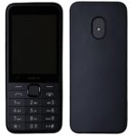ZAOMA Back Cover Case Compatible for Nokia 220 4G 2024 DS - Model No. : TA-1617 - (Pack of 2) (NK2204G_PREMBLK)
