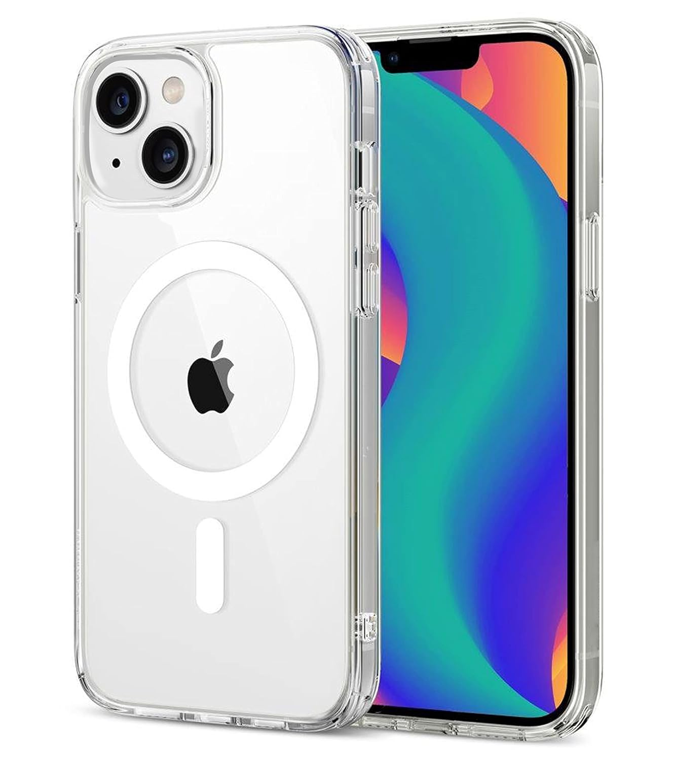 Zapcase Back Case Cover for iPhone 14 Plus | Compatible for iPhone 14 Plus Back Case Cover | Scratch-Resistant Back Case Cover |Clear