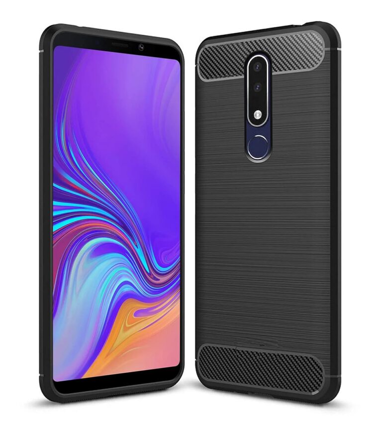 Zapcase Back Cover Case for Nokia 3.1 Plus | Compatible for Nokia 3.1 Plus Back Cover Case | 360 Degree Protection | Soft and Flexible (TPU | Matte Black)