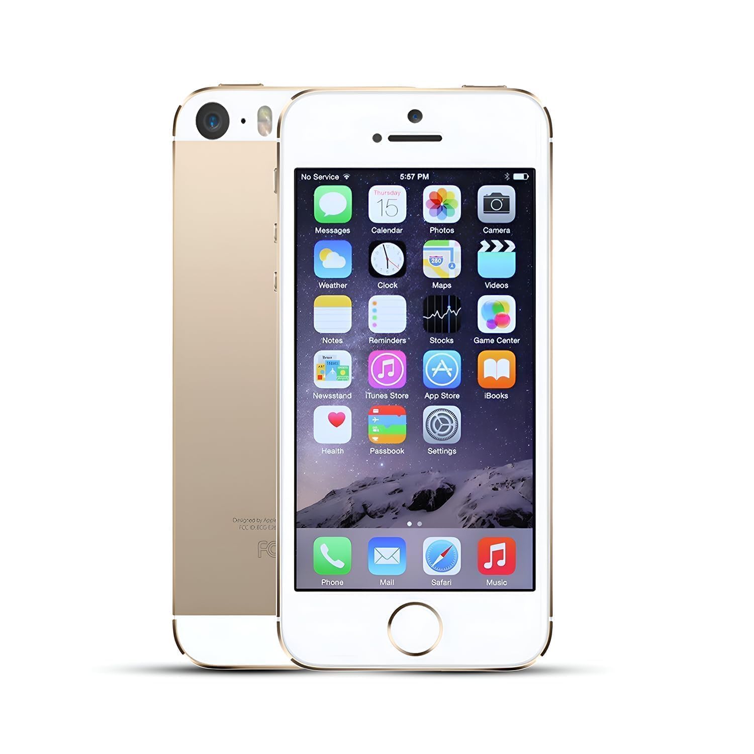 i-Phone 5s Gold 16GB Storage for All Network with 1 Year Warranty