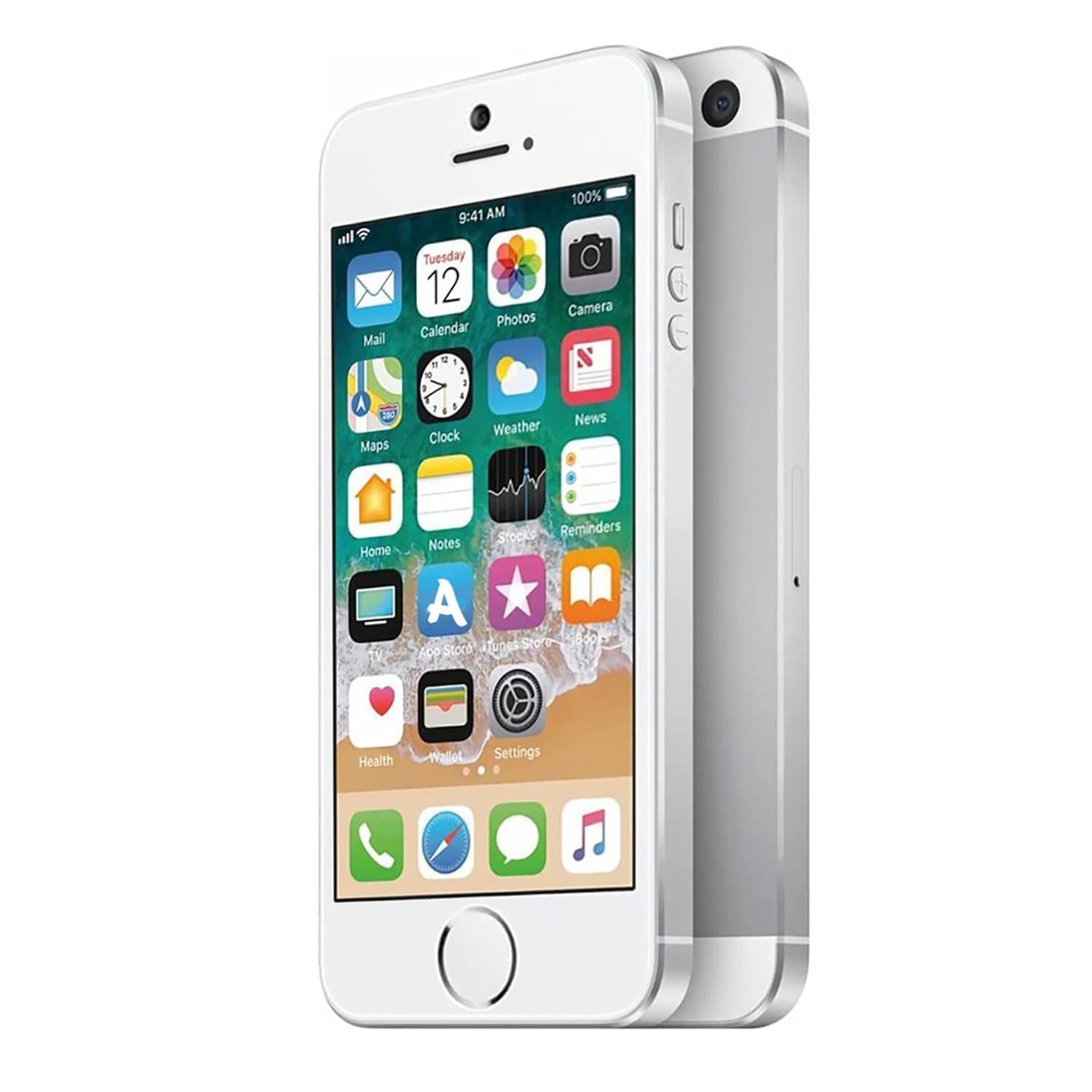 i-Phone 5s Silver 16GB Storage for All Network with 1 Year Warranty