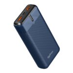 pTron Dynamo Surge 20000mAh 22.5W Fast Charging Power Bank, Supports VOOC/Wrap/Dash USB Charging, 20W PD Fast Charging, 3 Outputs, 1 Input & Multiple Layers of Protection (Blue)