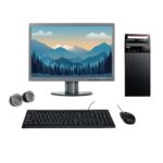 (Refurbished) Lenovo ThinkCentre 22" HD All-in-One Desktop Computer Set (Intel i3 3rd Gen| 8 GB RAM| 500 GB HDD| 22" HD LED Monitor| KB & Mouse| Speakers| WiFi| Windows 10 Pro| MS Office)