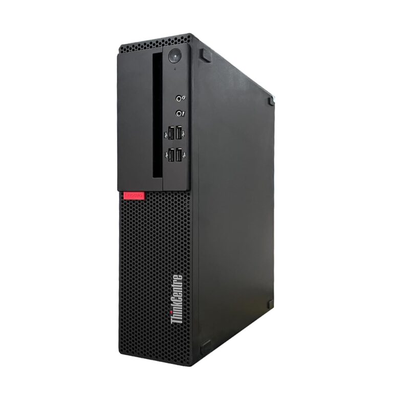 (Refurbished) Lenovo ThinkCentre M725s Desktop Computer PC (AMD Ryzen 5 2400G, 16 GB DDR4 RAM, 256 GB SSD, Windows 11, MS Office, AMD Radeon Graphics, USB, VGA), Black