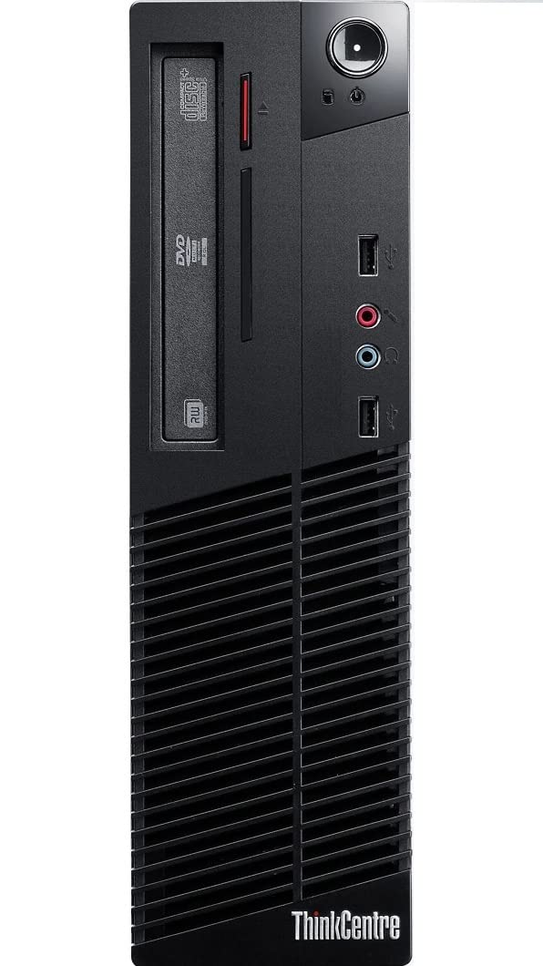 (Refurbished) Lenovo ThinkCenter M73 Desktop (Intel Core i7 4770s / 16 GB RAM / 480GB SSD/ Windows 10 Pro/ MS Office / USB, Ethernet,VGA, Black)