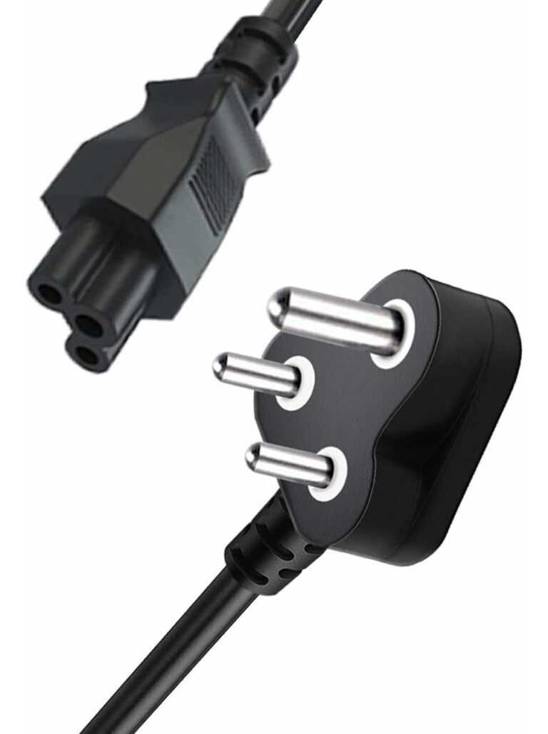 3 Pin AC Laptop Power Cord Cable Notebook Computer Replacement Charger Cord Wire 18AWG Laptop Adapter Power Cable Laptop Charger Power Cord Universal Laptop Connector Power Cord