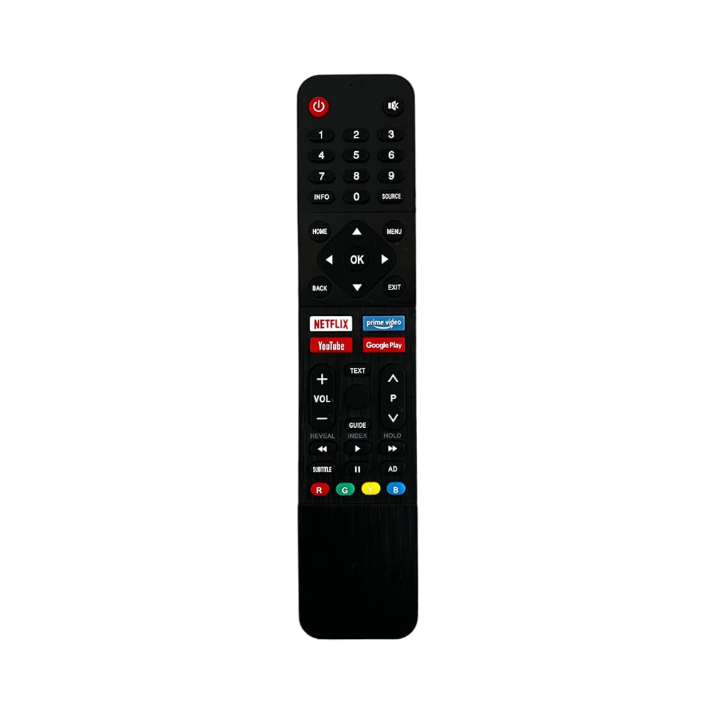 7SEVEN Compatible for Nokia Tv Remote Control Original Suitable for Smart Android 4K LED UHD OLED HD Nokia Television with OTT Hotkeys - Infrared Non Voice Command Remote Control