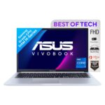 ASUS Vivobook 15, 15.6" (39.62cm) FHD, Intel Core i7-12700H 12th Gen, Thin and Light Laptop (16GB/512GB SSD/Icelight Silver/1.7 Kg), X1502ZA-EJ745WS