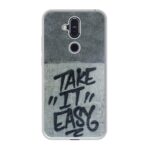 Amazon Brand - Solimo Designer Take It Easy UV Printed Soft Back Case Mobile Cover for Nokia 8.1