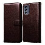 Amazon Brand- Solimo Flip for Motorola Moto G62 5G (Leather_Coffee)