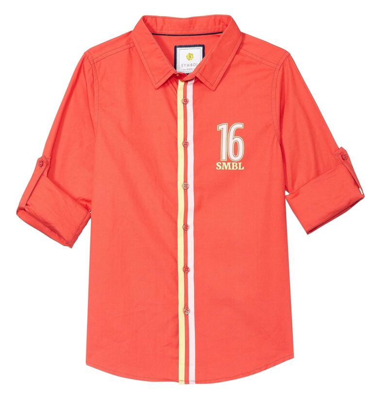 Amazon Brand - Symbol Boy's Regular Fit Shirt