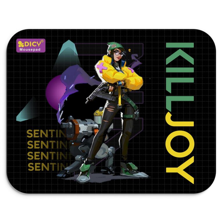 DICY Mouse pad for Laptop Gaming Desk Accessories for Office - Valorant Mousepad Anti Slip Mousepad for Computer Table- 22cm x 18 cm- Muticolor (Dicy-Mpad-32-F)