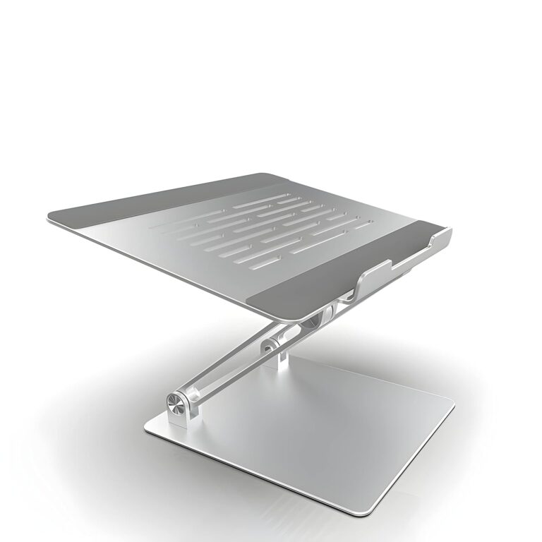 Defianz Kinzoku Laptop Stand – DKLS-N30-2 Premium Aluminium Adjustable Laptop Stand for Desk, Ergonomic Portable Computer Stand Laptop Holder with Heat-Vent to Elevate Laptop of 11-17"
