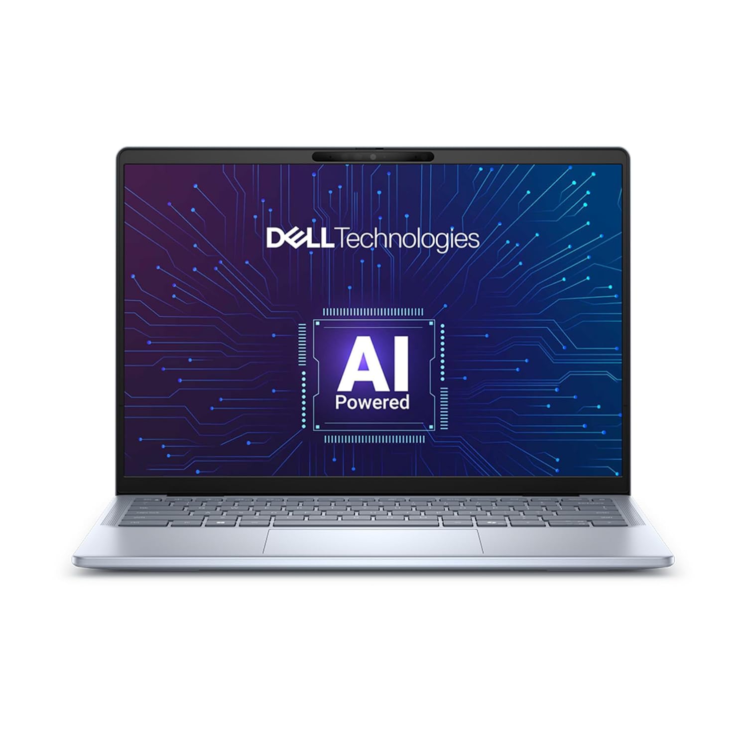 Dell Inspiron 7441 Plus Laptop, Built-in AI Snapdragon X Plus X1P-64-100, 16GB LPDDR5X + 512GB SSD, Qualcomm GPU, 14"(35.56cm) 16:10 QHD+ (2560x1600) Touch 400 nits, Backlit KB + FPR, Ice Blue, 1.4 kg