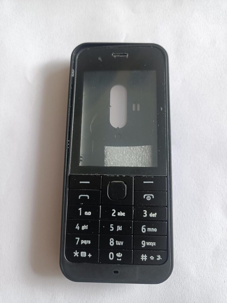 H S ENTERPRISES Compatible for Nokia 220 Body frount & Back Black